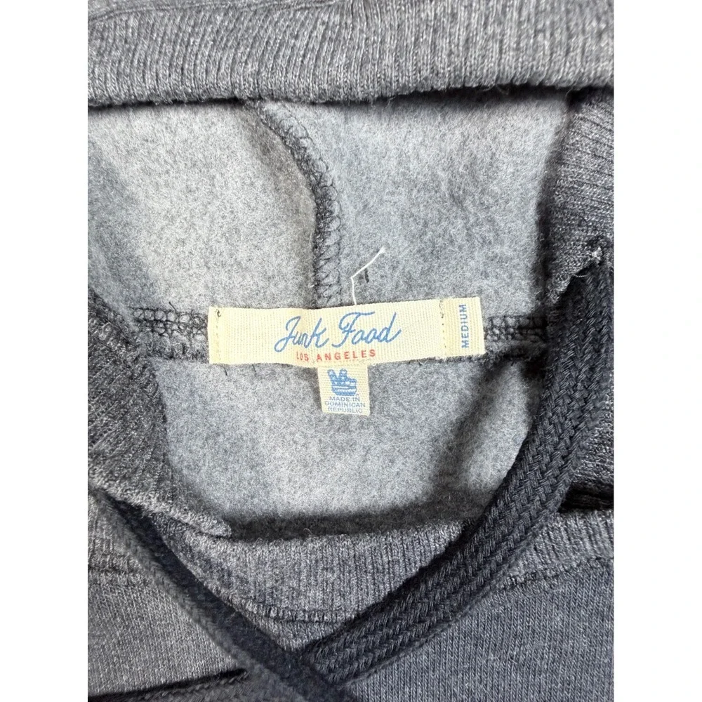 Junk Food Philadelphia Eagles Hoodie Grey NFL Throwback Graphic Womens Medium